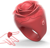 Mini vibrador Rose, estimulador de clítoris y pezones para el coqueteo en pareja